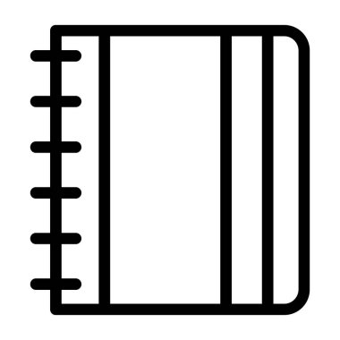 Kişi Kitabı simgesi, vektör illüstrasyonu basit tasarım