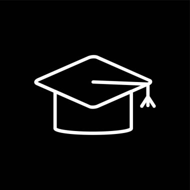 Motarboard simgesi, vektör illüstrasyonu basit tasarım