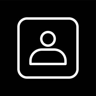 User icon, vector illustration simple design