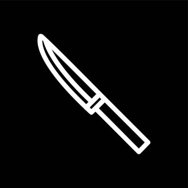 bıçak simgesi, vektör illüstrasyonu basit tasarım