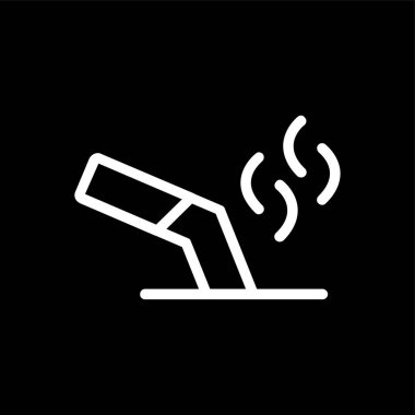 Cigarette Butt icon, vector illustration simple design