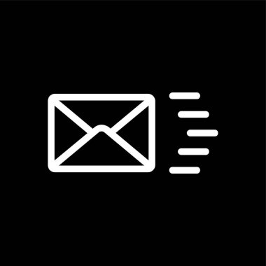 e- posta simgesi, vektör illüstrasyonu basit tasarım