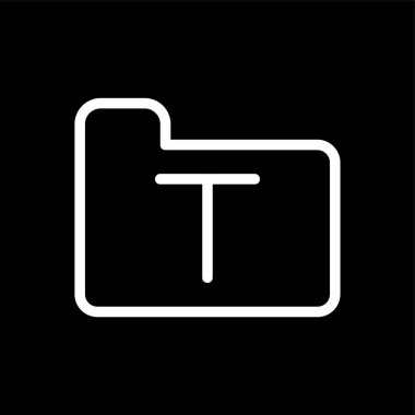 dizin simgesi, vektör illüstrasyonu basit tasarım