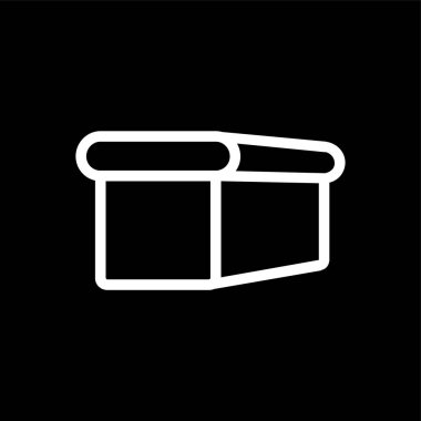 ekmek simgesi, vektör illüstrasyonu basit tasarım