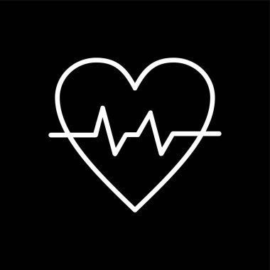 Sağlıklı simge, vektör çizimi basit tasarım