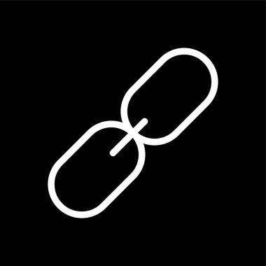 link simgesi, vektör illüstrasyonu basit tasarım