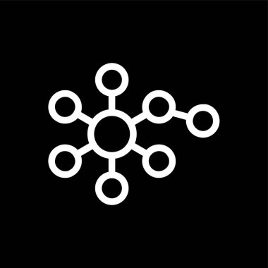 Kimya simgesi, vektör illüstrasyonu basit tasarım