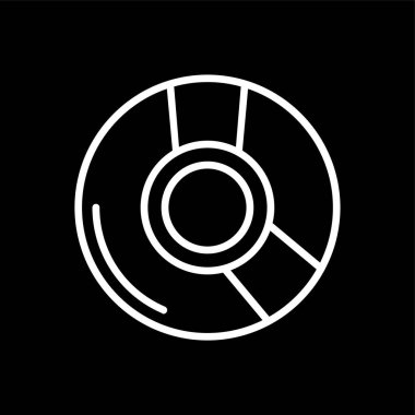 Elektronik simge, vektör illüstrasyonu basit tasarım