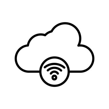 Cloud  icon, vector illustration simple design
