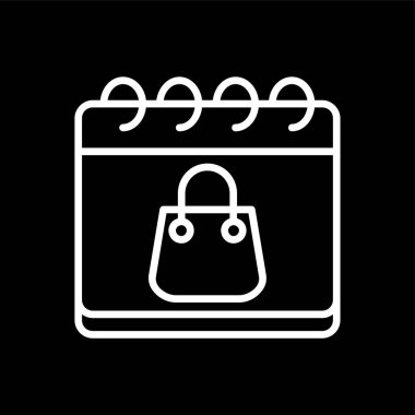 Takvim simgesi, vektör illüstrasyonu basit tasarım