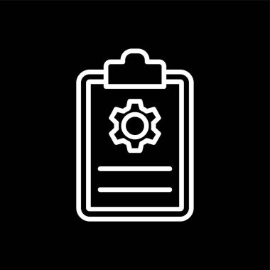 Pano simgesi, vektör illüstrasyonu basit tasarım