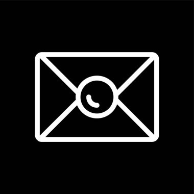 Envelope icon, vector illustration simple design