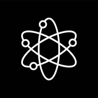 Güneş sistemi simgesi, vektör illüstrasyonu basit tasarım