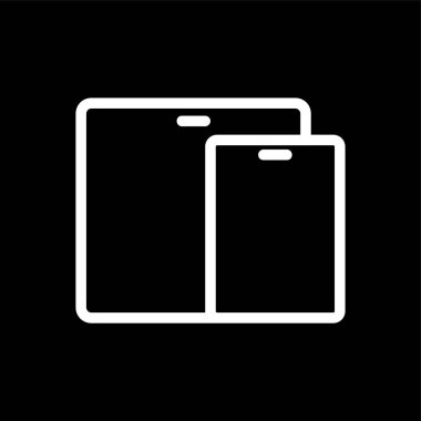 Aygıt simgesi, vektör illüstrasyonu basit tasarım