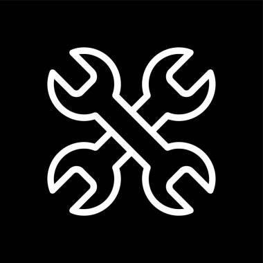 Simgeyi düzelt, vektör illüstrasyonu basit tasarım