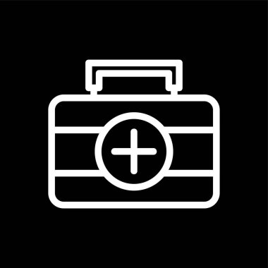 İlk Yardım Simgesi, vektör illüstrasyonu basit tasarım