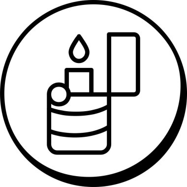 daha hafif simge, vektör illüstrasyonu basit tasarım