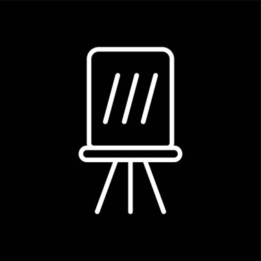 Easel icon, vector illustration simple design