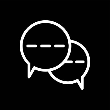 Message icon, vector illustration simple design