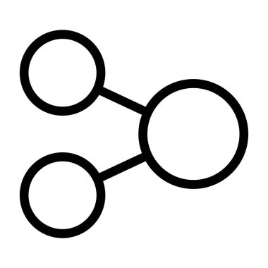 bağlantı simgesi, vektör illüstrasyonu basit tasarım