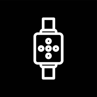 zaman simgesi, vektör illüstrasyonu basit tasarım