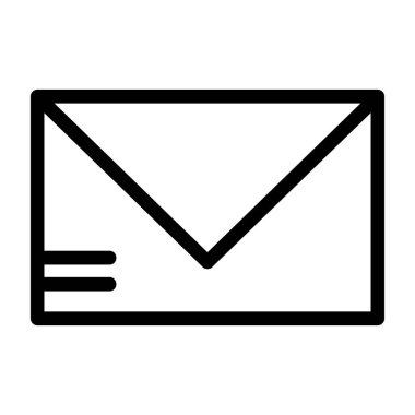 Envelope icon, vector illustration simple design