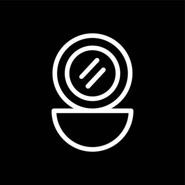 Toz simgesi, vektör illüstrasyonu basit tasarım