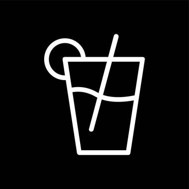 meyve suyu simgesi, vektör illüstrasyonu basit tasarım