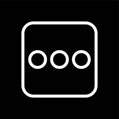 Daha fazla simge, vektör illüstrasyonu basit tasarım