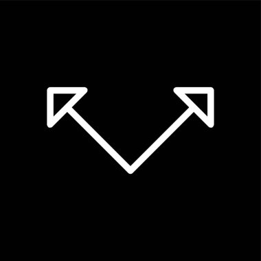 Sol Sembol simgesi, vektör illüstrasyonu basit tasarım