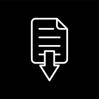 Simge indir, vektör illüstrasyonu basit tasarım