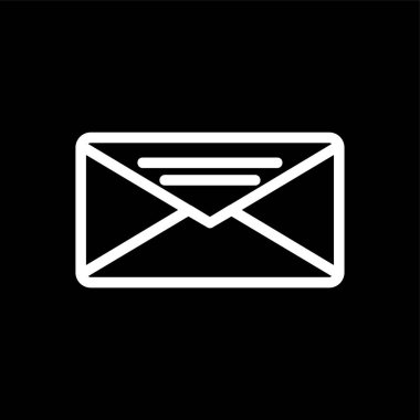 Envelope icon, vector illustration simple design