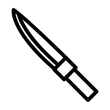 bıçak simgesi, vektör illüstrasyonu basit tasarım