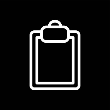 Pano simgesi, vektör illüstrasyonu basit tasarım