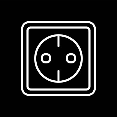 Elektronik simge, vektör illüstrasyonu basit tasarım