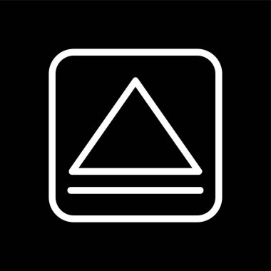 Simge çıkar, vektör illüstrasyonu basit tasarım