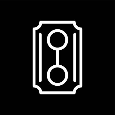 Bıçak simgesi, vektör illüstrasyonu basit tasarım