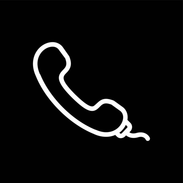 иконка телефона, векторная иллюстрация