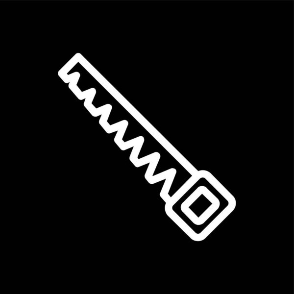 Saw icon, vector illustration simple design