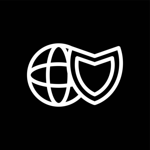 Иконка безопасности базы данных, векторная иллюстрация простая конструкция