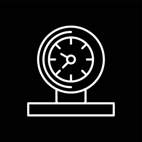 Pressure Gauge icon, vector illustration simple design