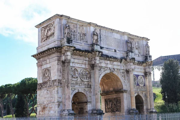 Łuk Konstantyna w Rzymie, Włochy. — Zdjęcie stockowe