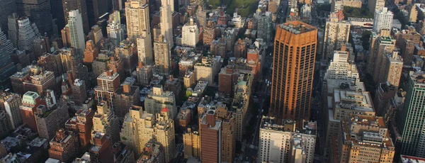 Website rubriek banner van New York stadsgezicht met skyscarapers. — Stockfoto