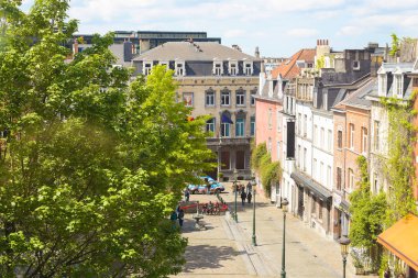 Brüksel Belçika, cityscape ve binaların başkenti olarak.