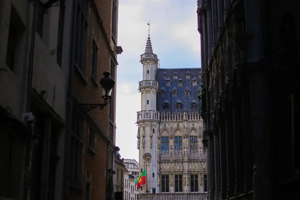 Grand Place central square of Brussels, Belgium. — Stock Photo, Image