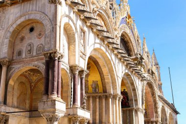 Harika dış Saint Mark bazilika Venedik, İtalya.