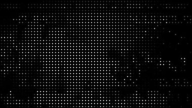 Yarım tonlu noktalı doku soyut arkaplan döngüsü canlandırması, ızgara ve noktalar arkaplan