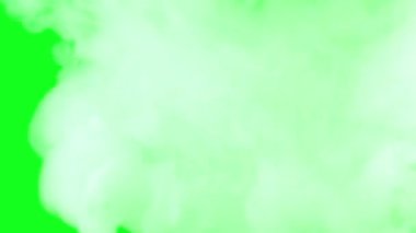 yeşil ekran (kroma tuşu) soyut gerçekçi duman geçişleri, Video Düzenleme için animasyon