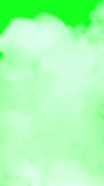 yeşil ekran (kroma anahtarı) gerçekçi duman yükselen geçişler, dumanlı görsel efekt ve video düzenleme için animasyon