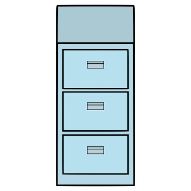 kabine illüstrasyon el çizimi izole vektör